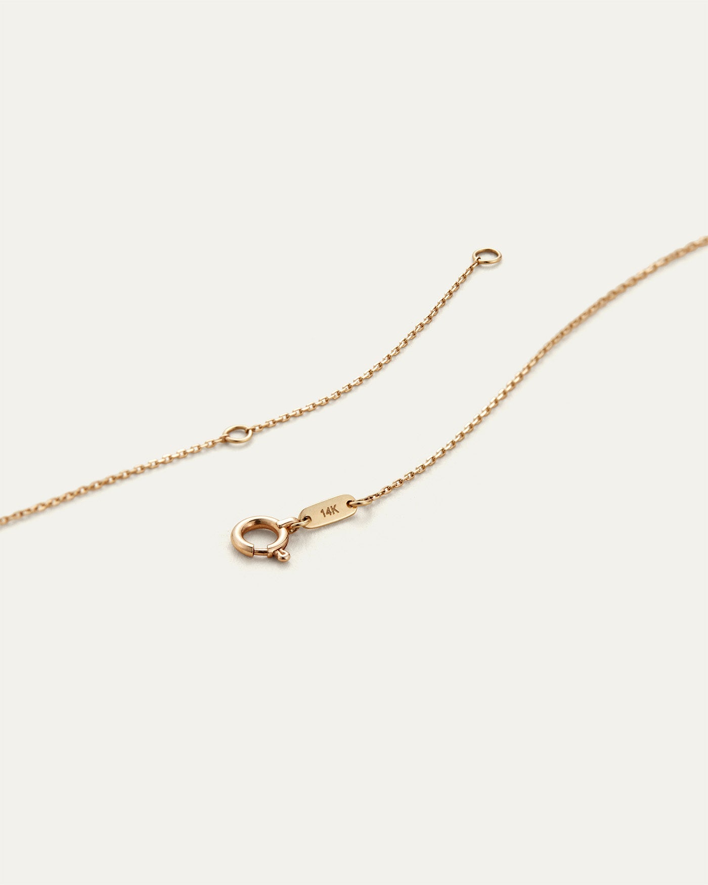 14K Gold Bubble Letter Necklace - P