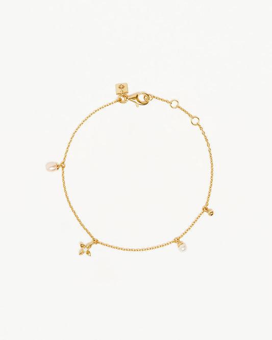 18k Gold Vermeil Live in Peace Bracelet