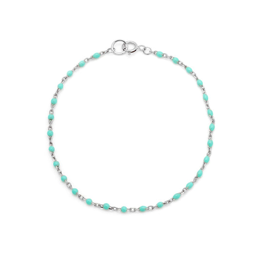 Candy Chain Bracelet | Turquoise & Silver